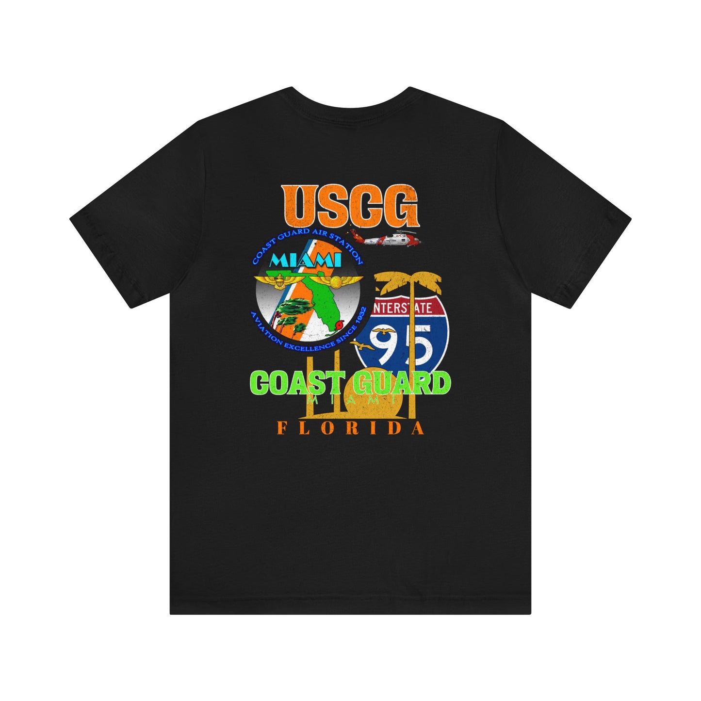 I-95 USCG MIAMI, FL., Unisex Jersey Short Sleeve Tee