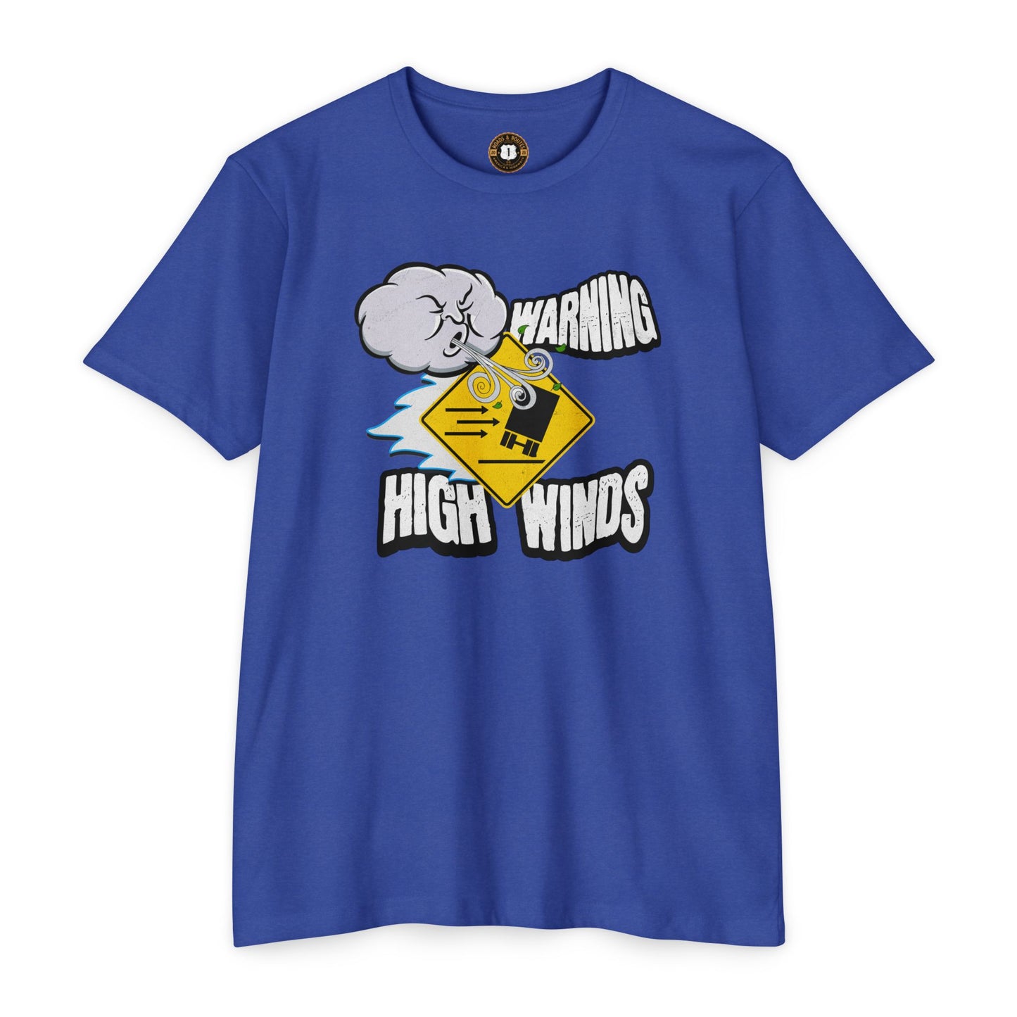 Funny Warning High Winds T-shirt