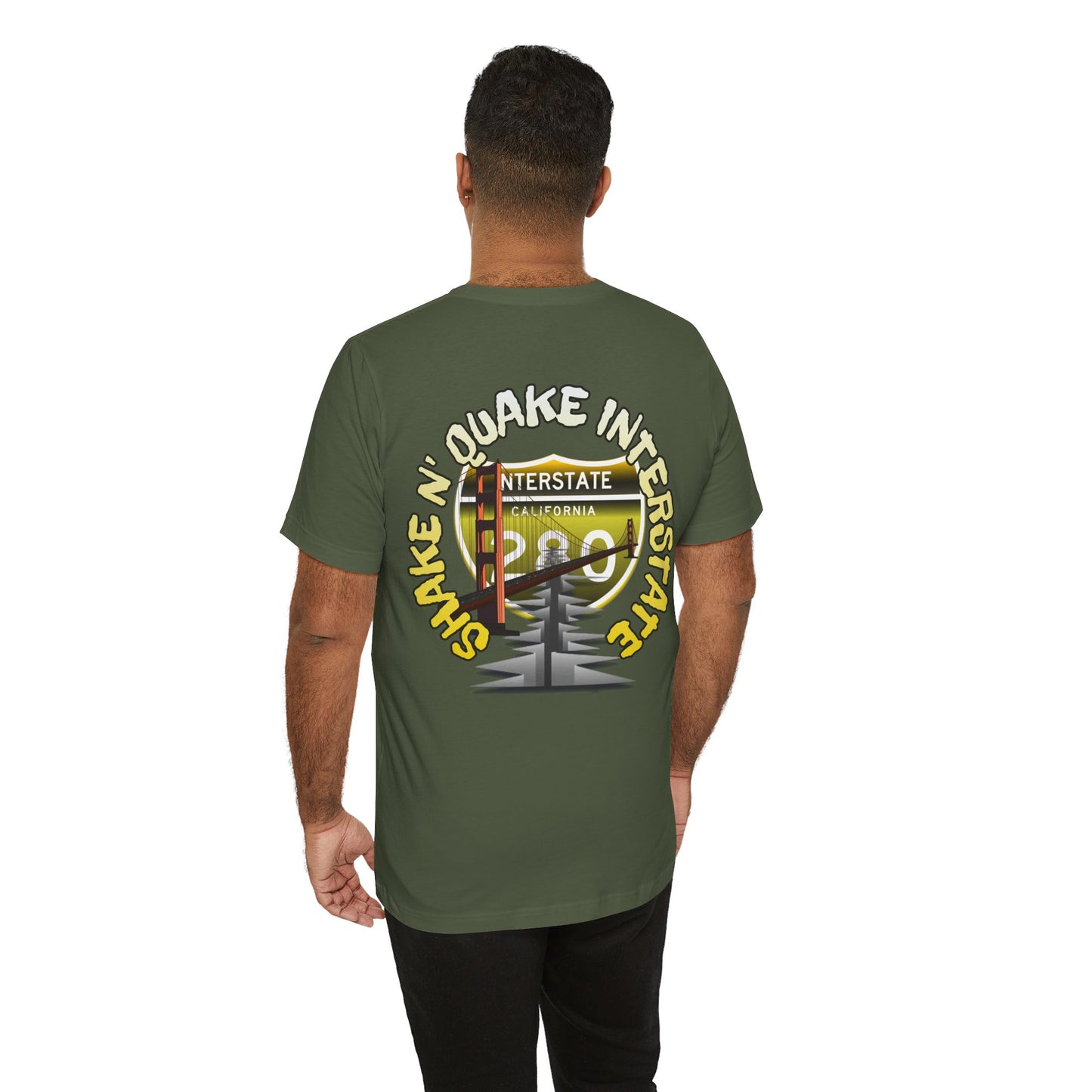 Interstate 280 California Shake 'n Quake Tee - Soft Blend Highway Route T-Shirt