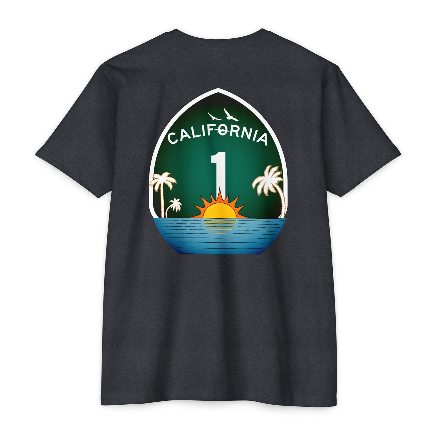Ocean Views Route 1 Pacific Coast Highway T-shirt