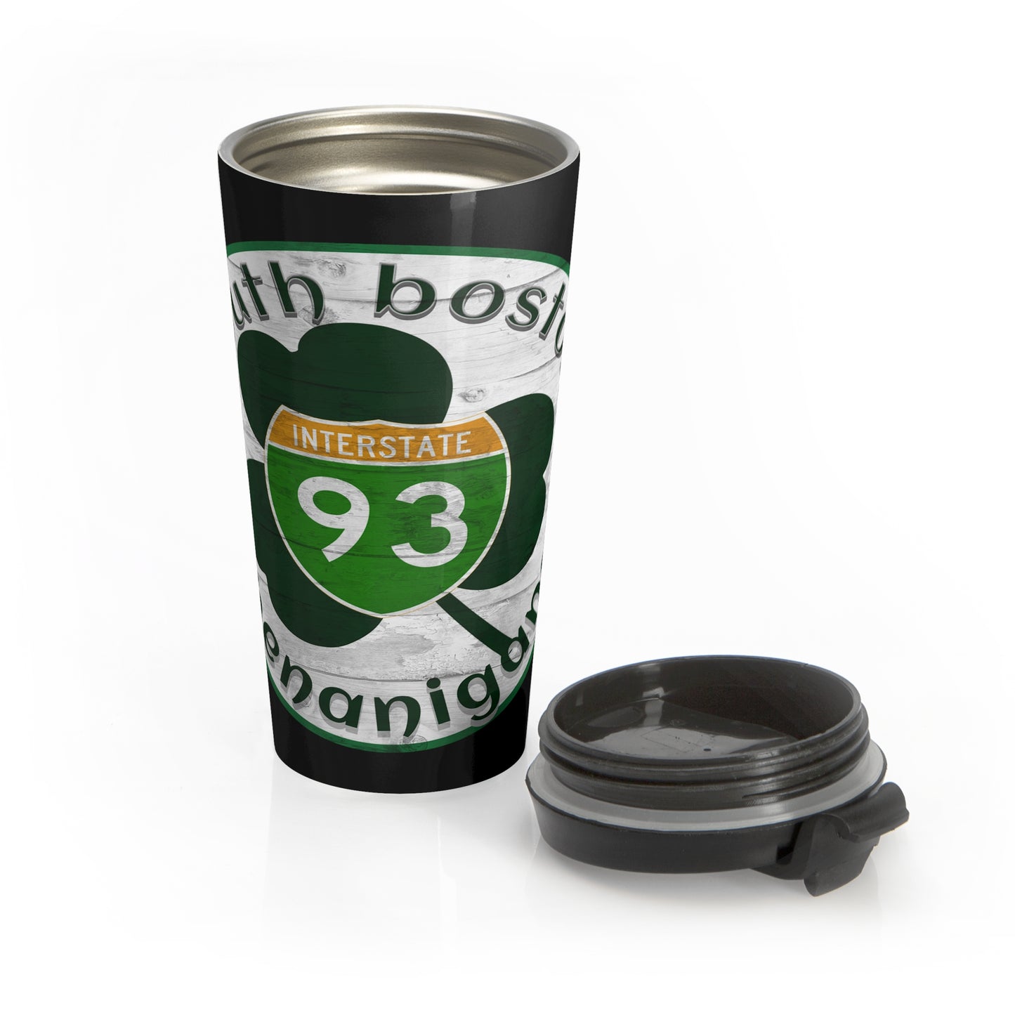 I-93, SOUTH BOSTON, Stainless Steel Travel Mug