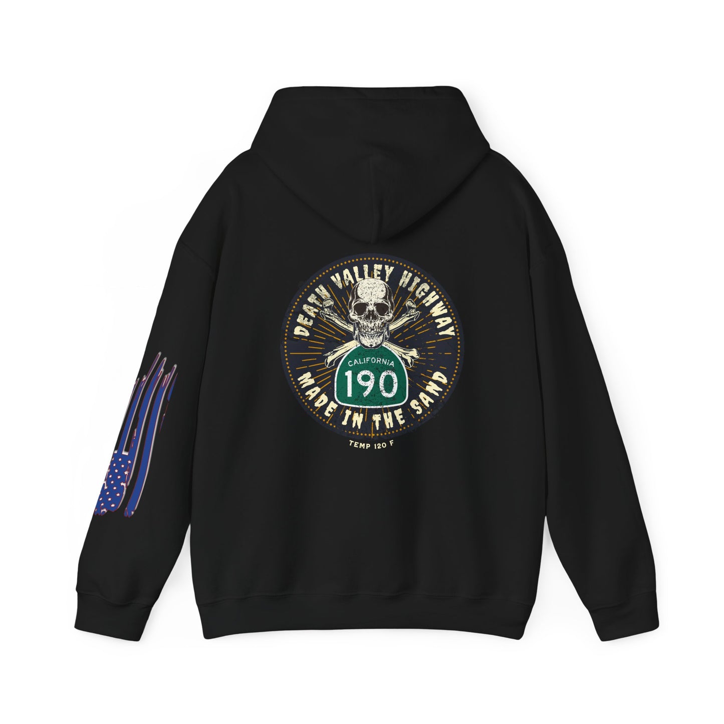 RT 190 DEATH VALLEY, CA,  Unisex Heavy Blend™ Hooded Sweatshirt
