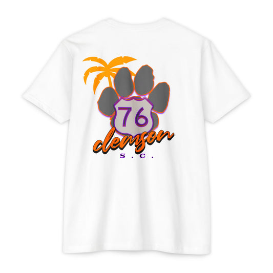 Route 76, Clemson, South Carolina Tiger Country - Roads and Routes Apparel