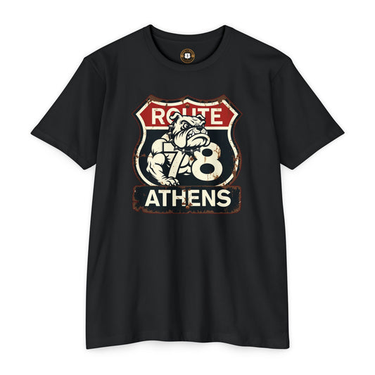 Bulldog Country Athens Georgia Route 78 T-Shirt — Local Pride Alumni Tee