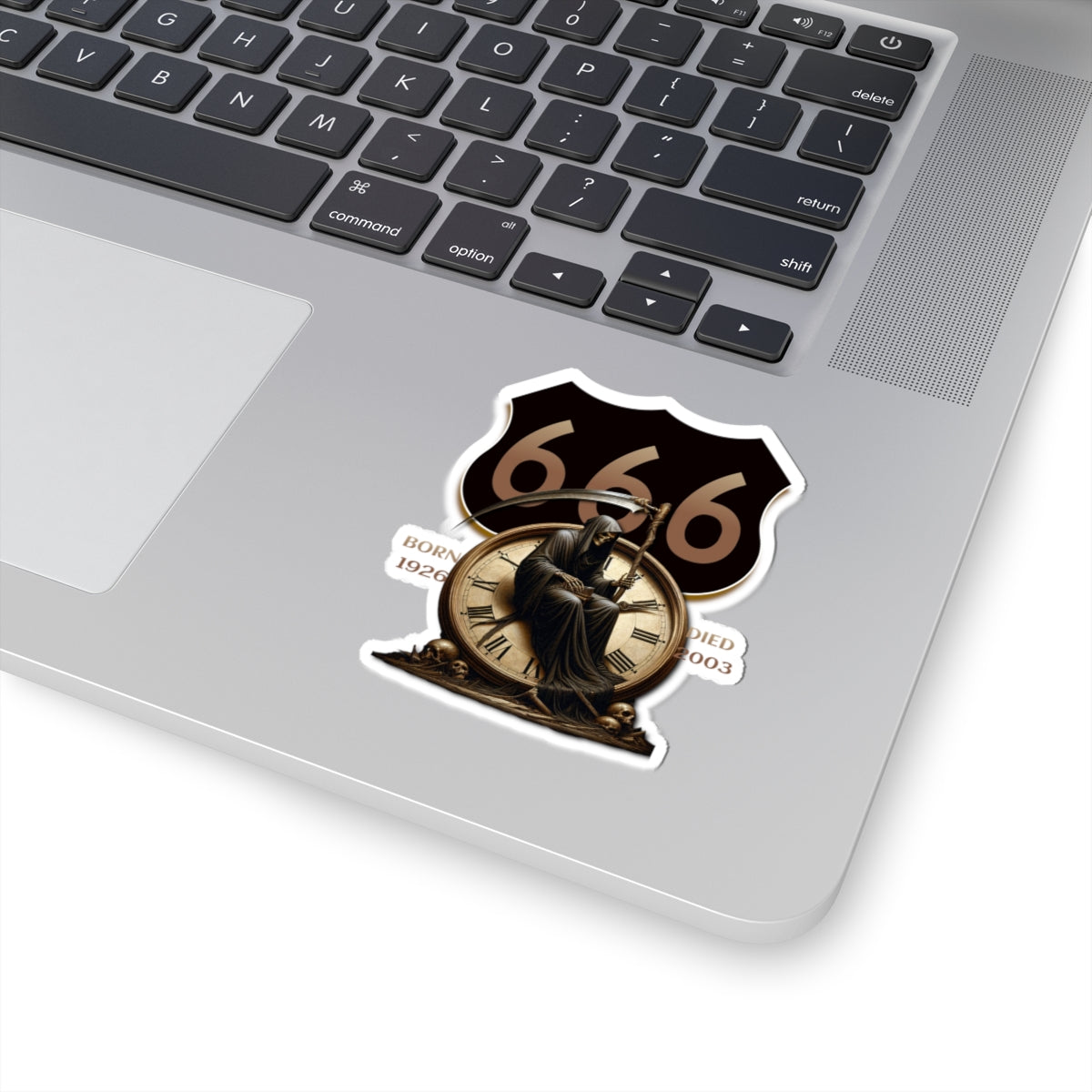 Sticker - Defunct Highway 666 Grim Reaper