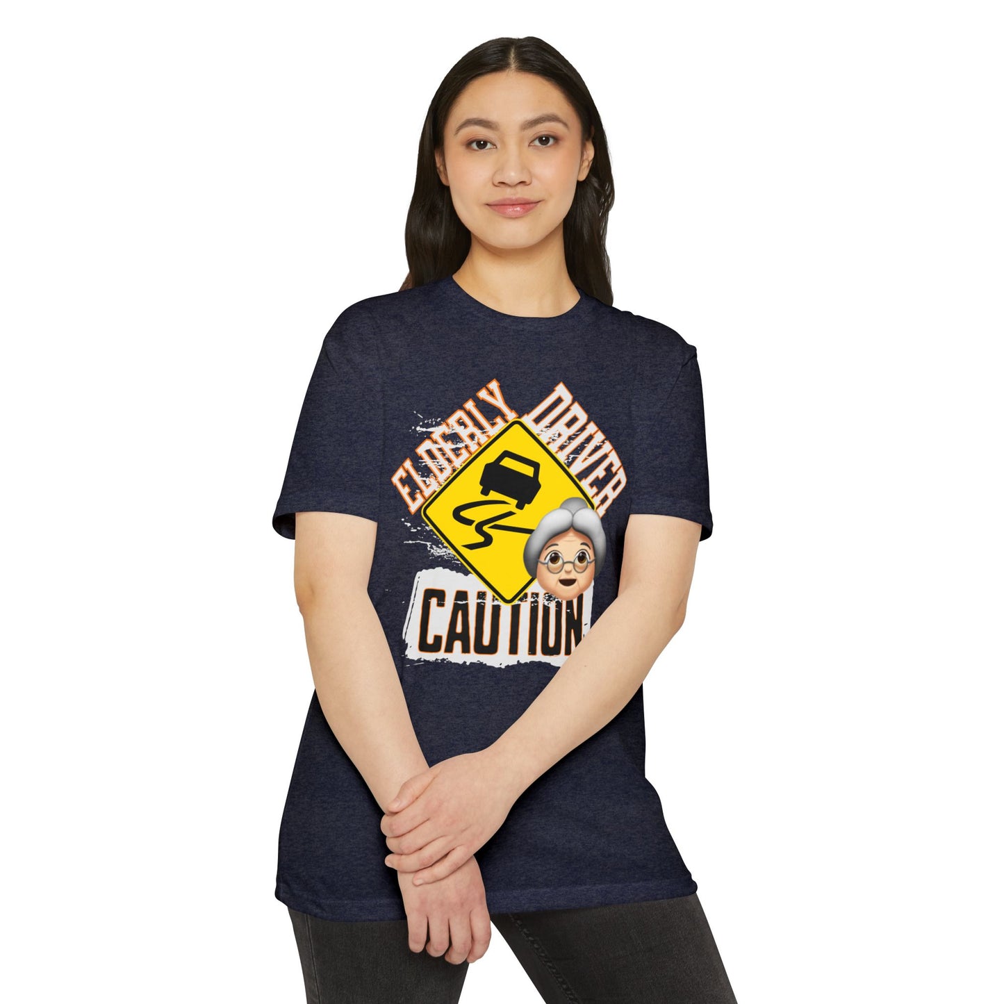 Funny Caution Elderly Driver T-shirt