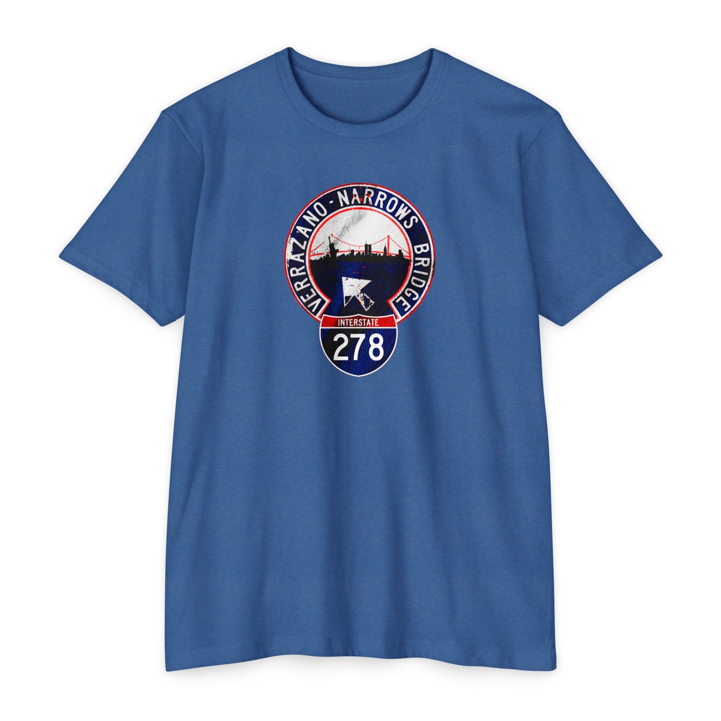 verrazano bridge,  Unisex CVC Jersey T-shirt