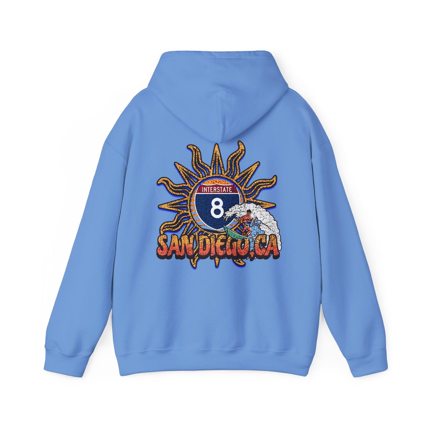I-8, SAN DIEGO ,CA, Hooded Sweatshirt