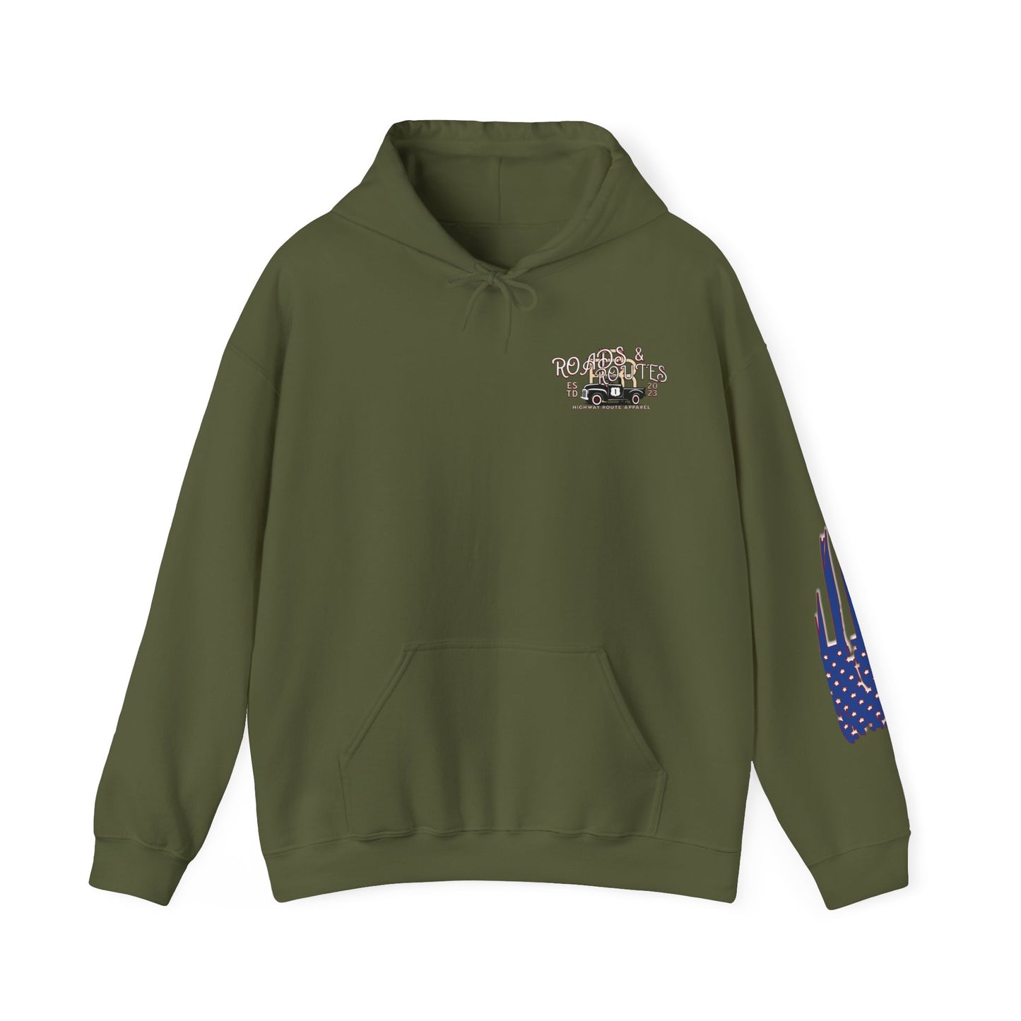 I-90, STURGIS, S.D., Unisex Heavy Blend™ Hooded Sweatshirt