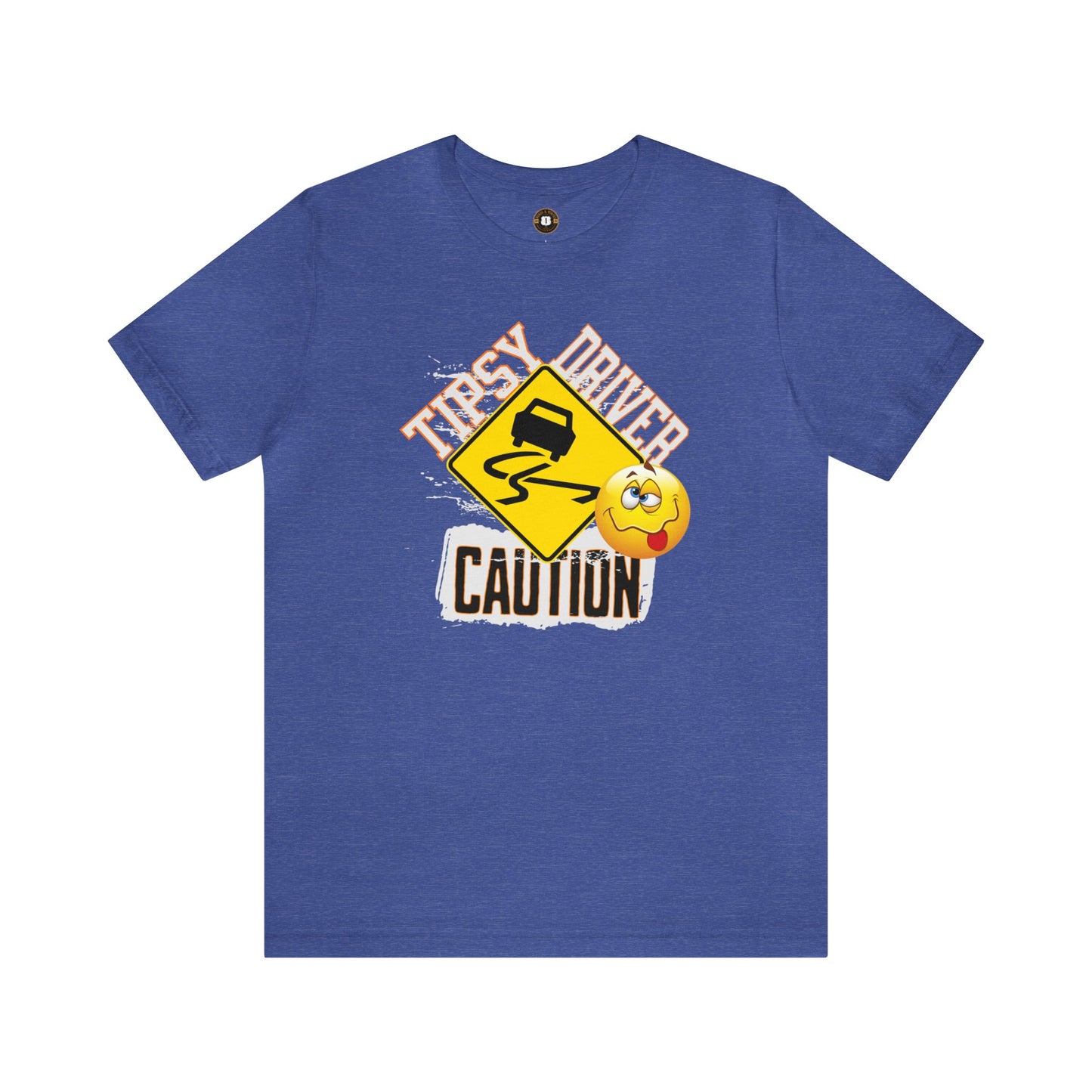 caution tipsy driver, Unisex Jersey Short Sleeve Tee
