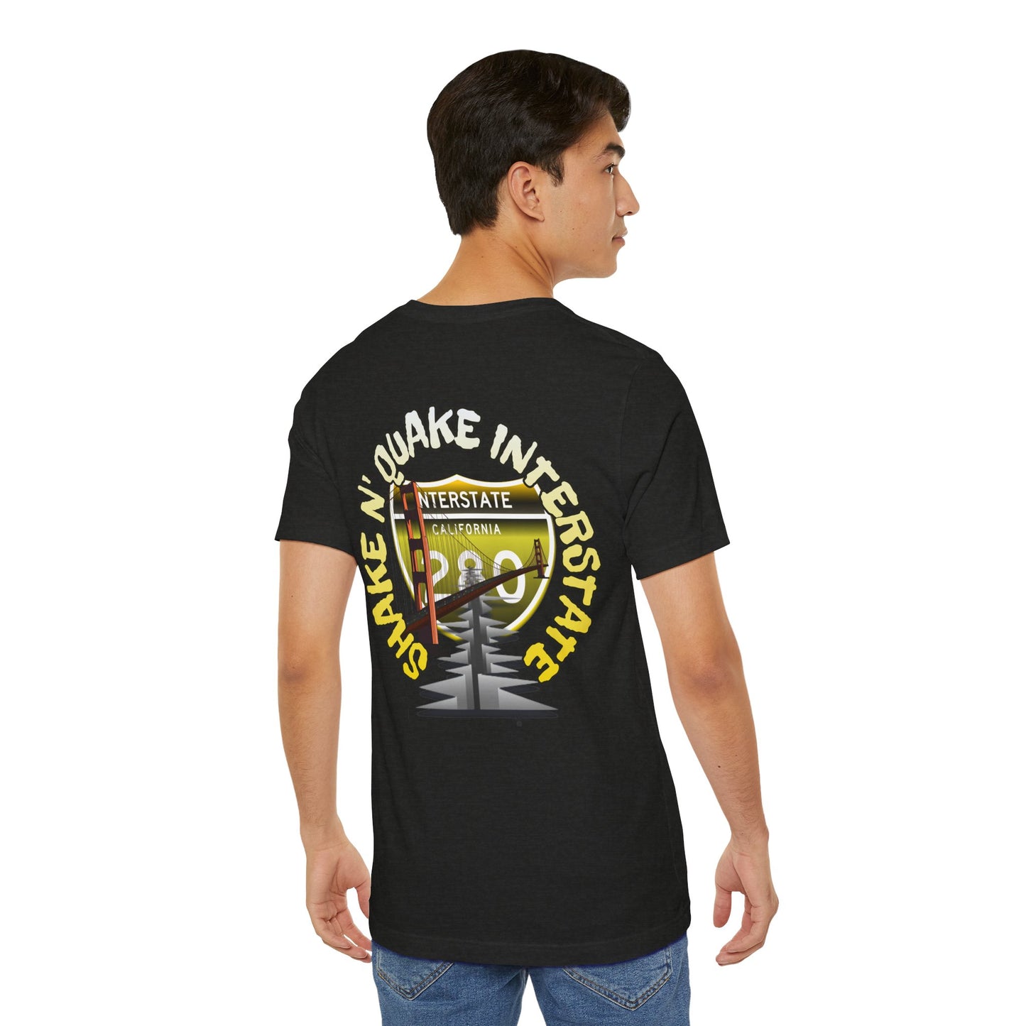Interstate 280 California Shake 'n Quake Tee - Soft Blend Highway Route T-Shirt