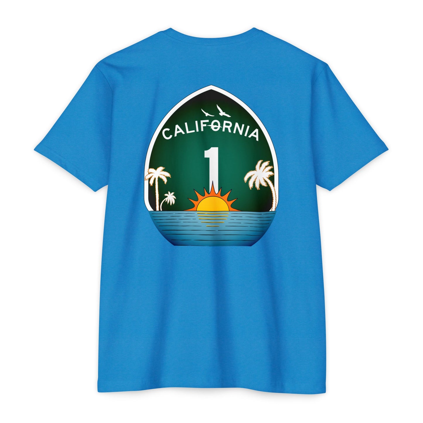 Ocean Views Route 1 Pacific Coast Highway T-shirt