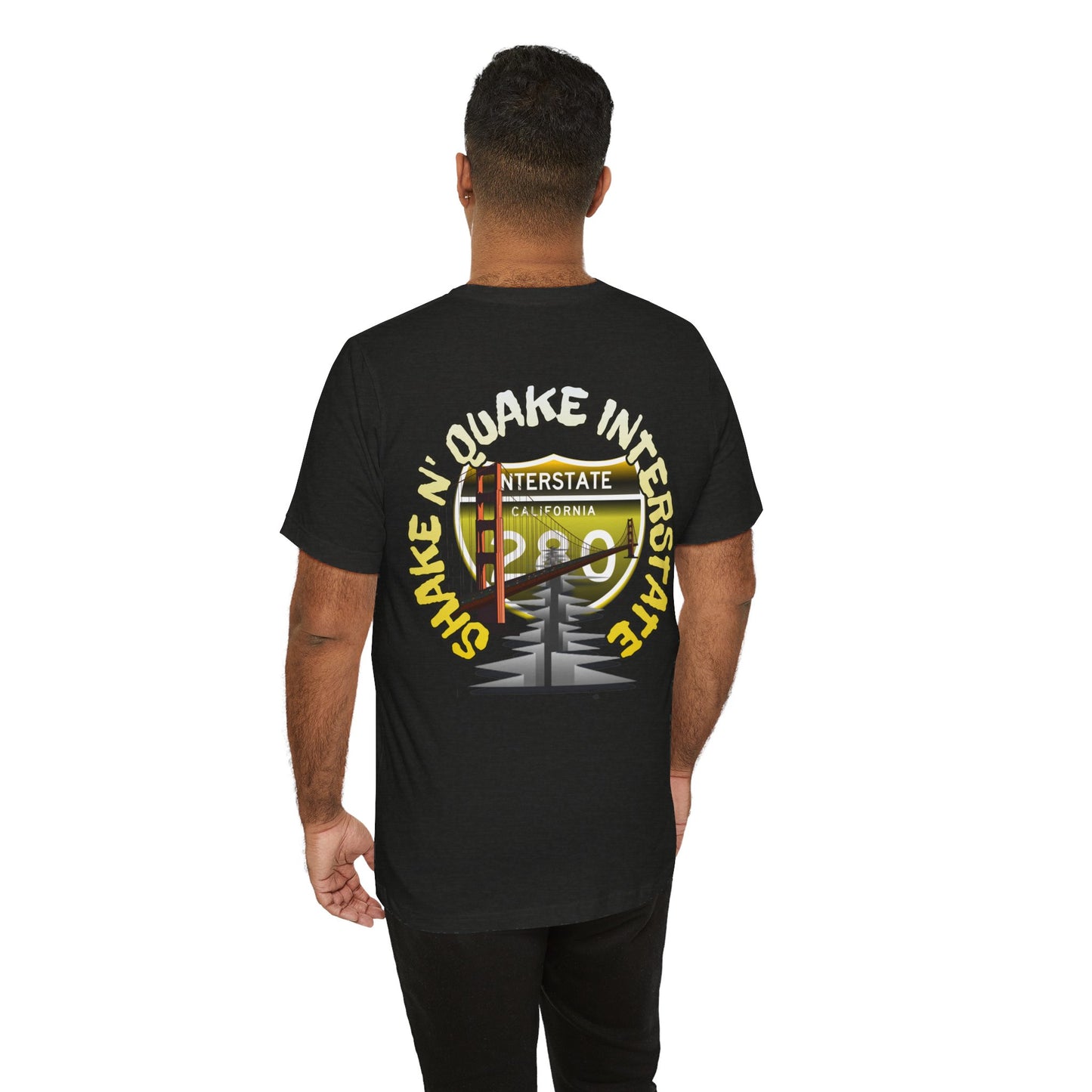 Interstate 280 California Shake 'n Quake Tee - Soft Blend Highway Route T-Shirt
