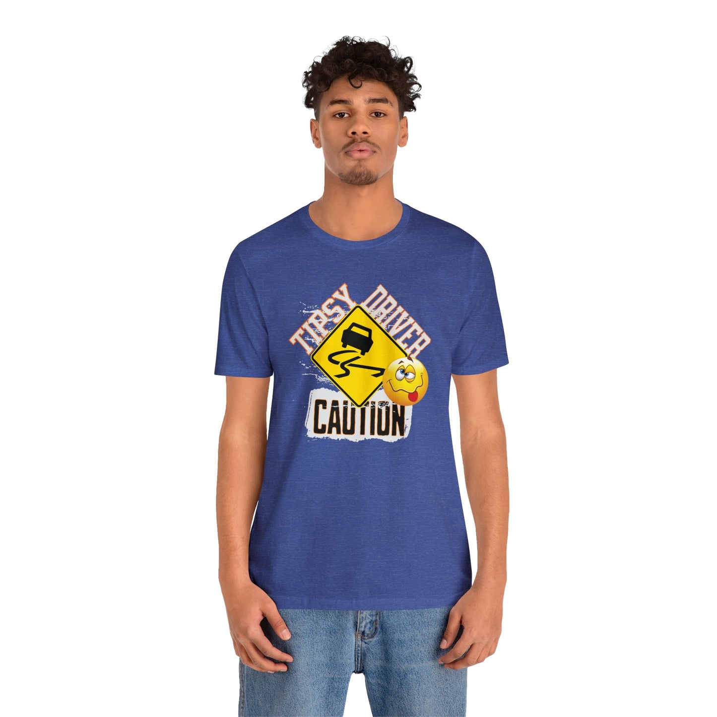caution tipsy driver, Unisex Jersey Short Sleeve Tee
