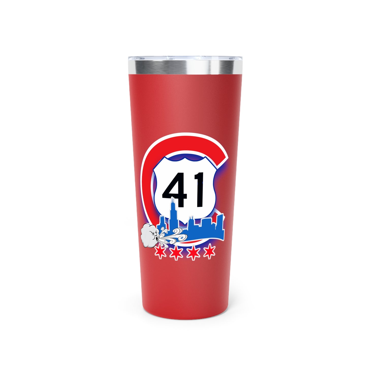Tumbler - Chicago Route 41, The Windy City, Cub Territory - 22oz
