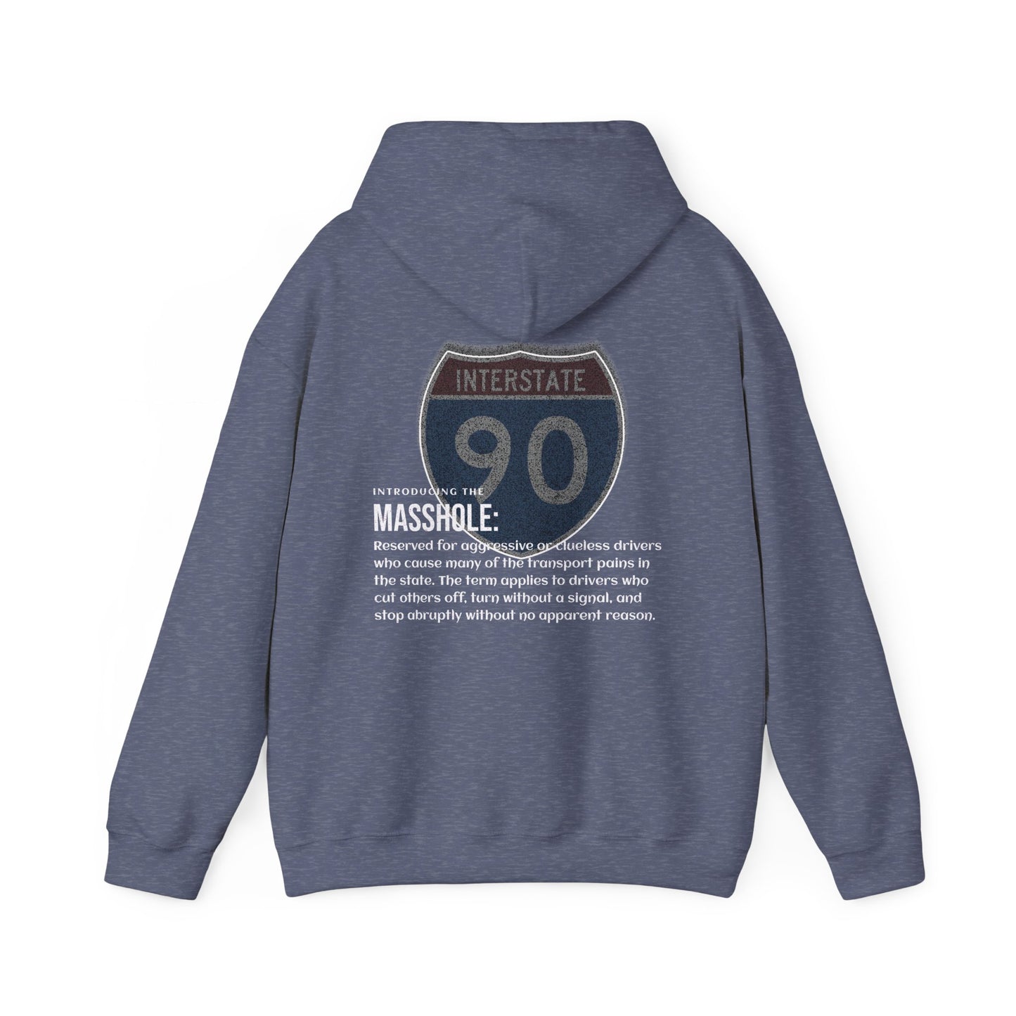 Masshole Interstate 90 Hoodie