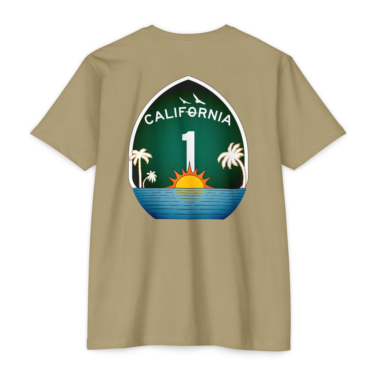 Ocean Views Route 1 Pacific Coast Highway T-shirt