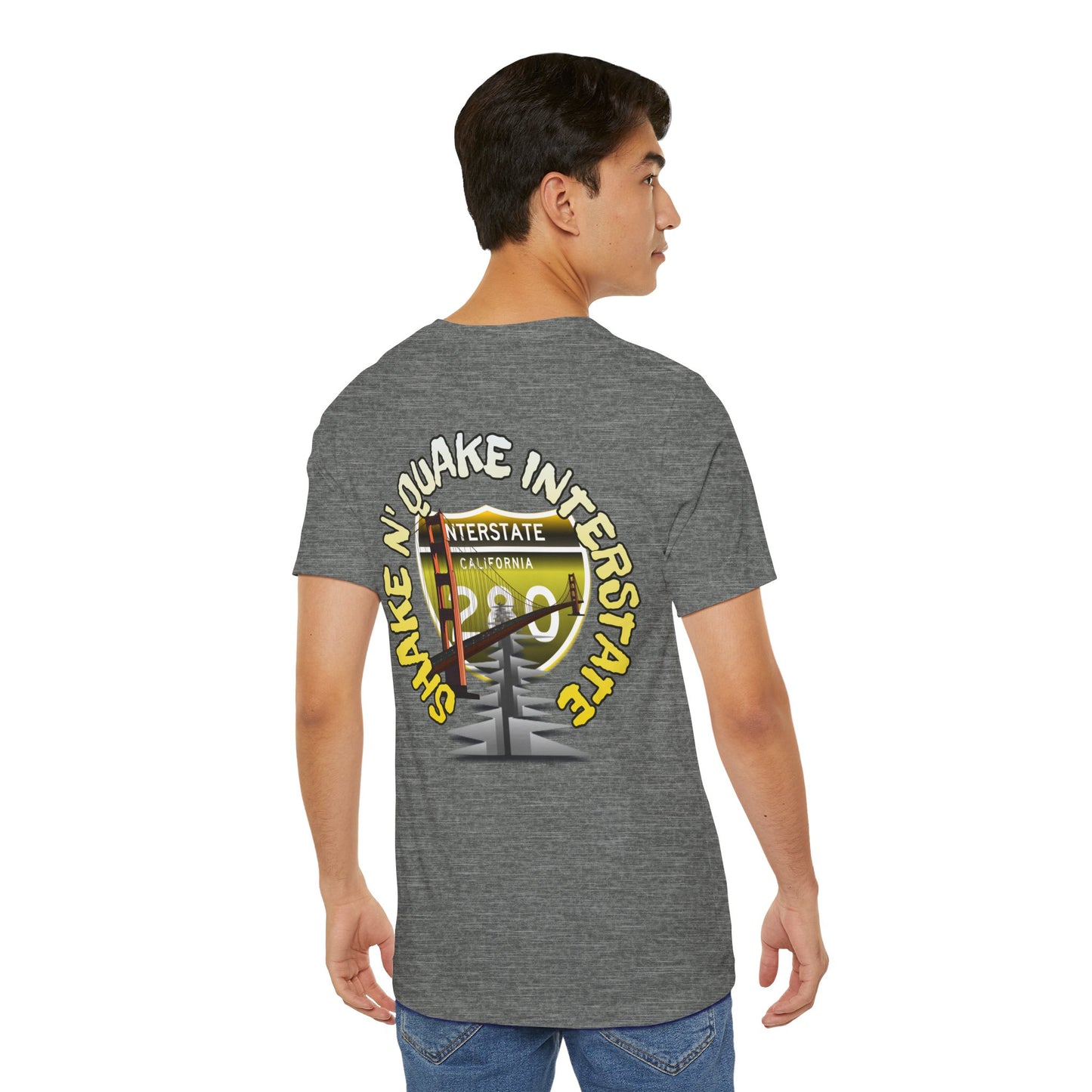 Interstate 280 California Shake 'n Quake Tee - Soft Blend Highway Route T-Shirt