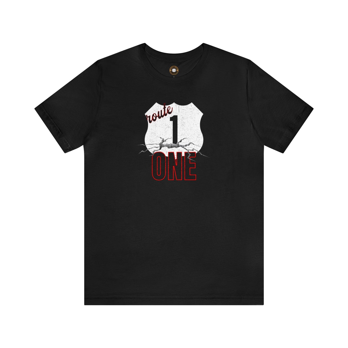 ROUTE 1, Unisex Jersey Short Sleeve Tee