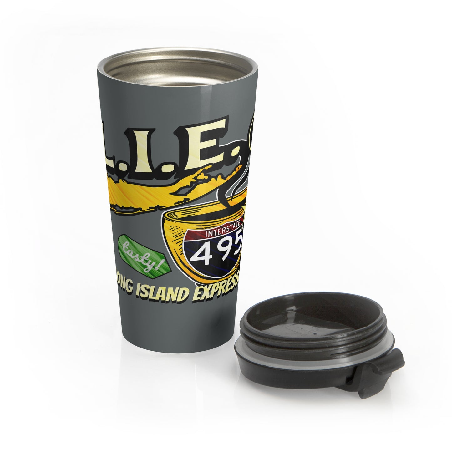 I-495 LONG ISLAND EXPRESSO, Stainless Steel Travel Mug