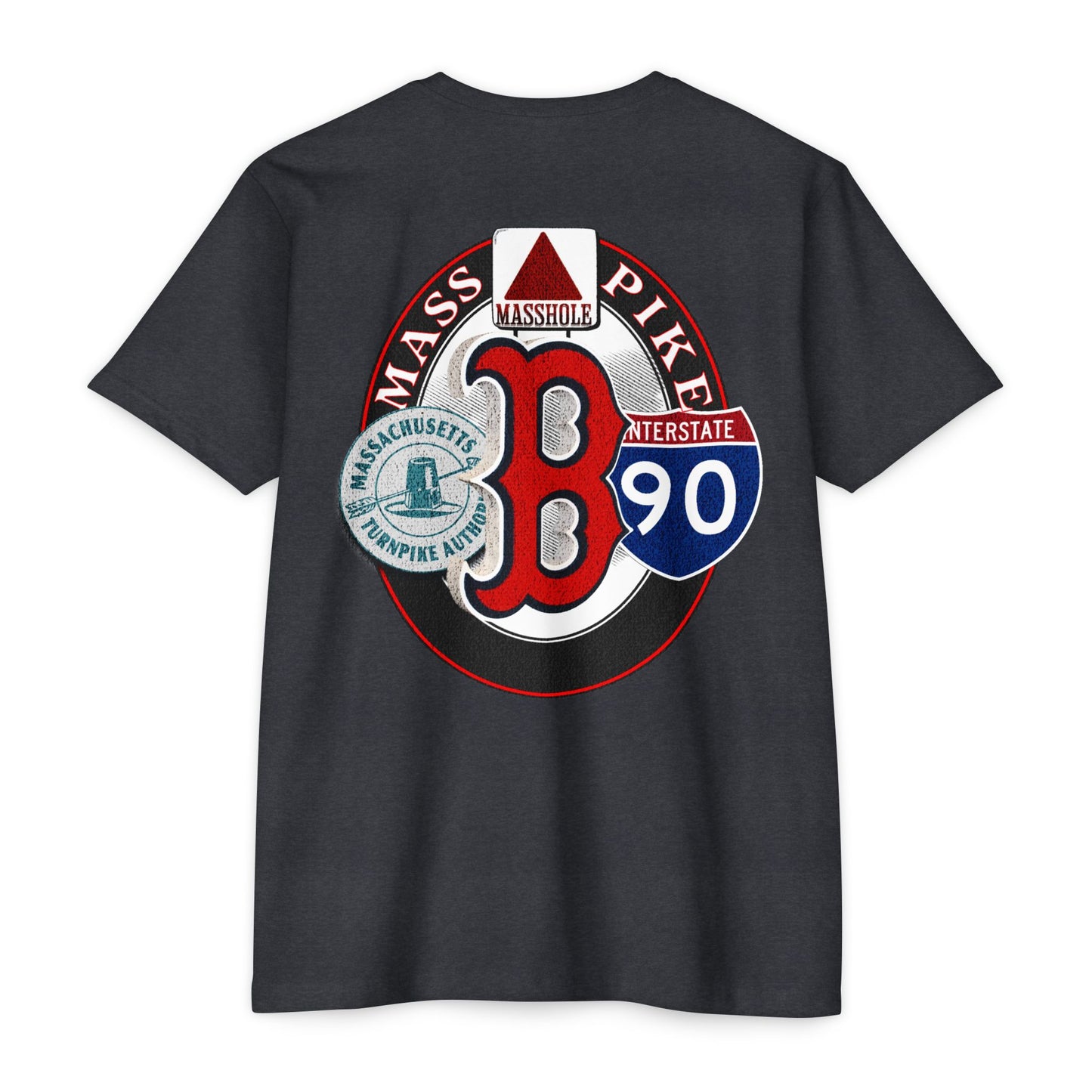 Boston Massholes I-90 Tee