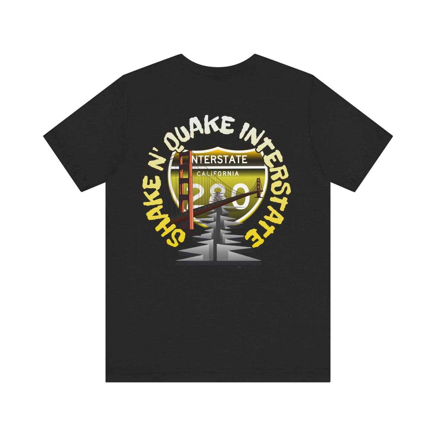 Interstate 280 California Shake 'n Quake Tee - Soft Blend Highway Route T-Shirt