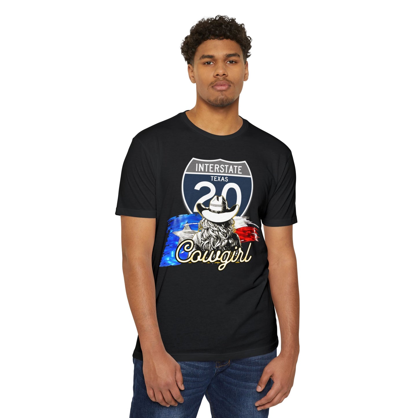 Interstate 20 Cowgirl Road Trip T-shirt