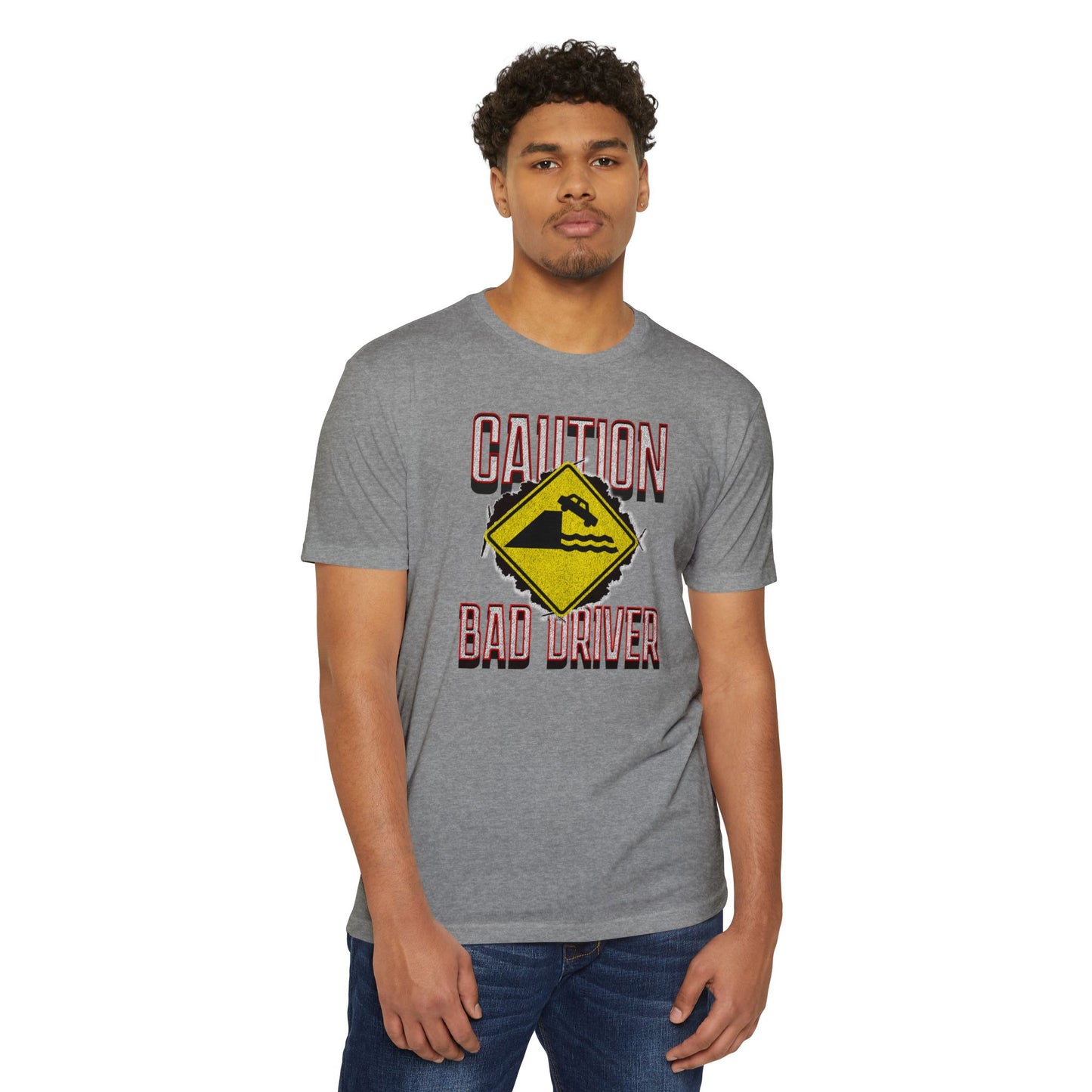 Funny Caution Bad Driver T-shirt