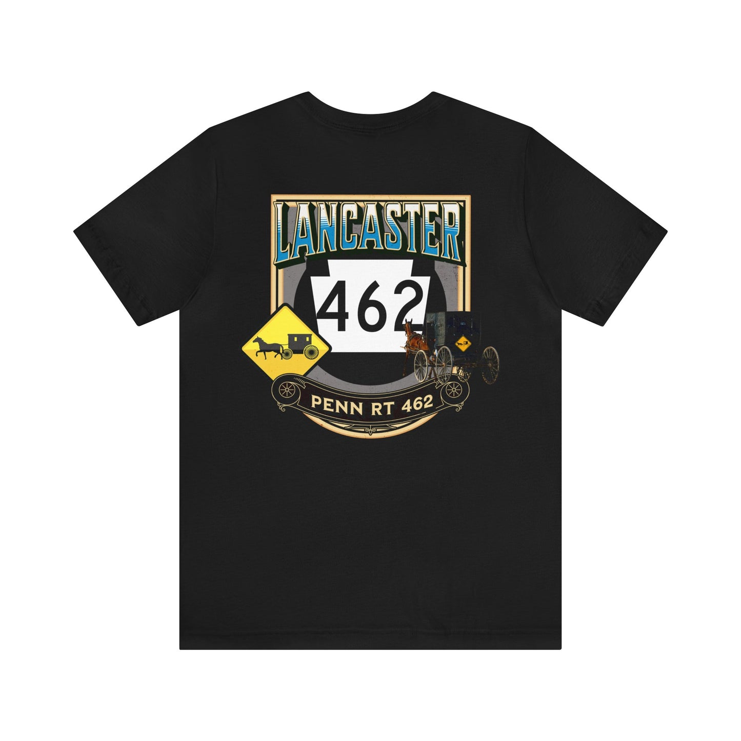 LANCASTER, PA , RT 462, Unisex Jersey Short Sleeve Tee