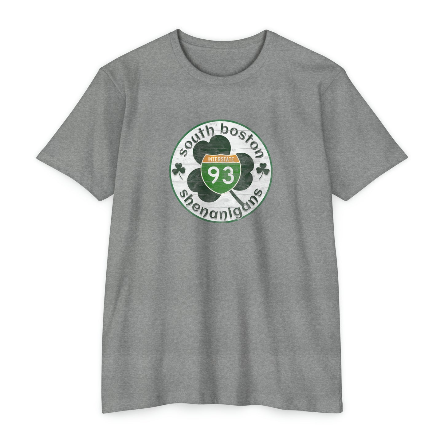 i-93, south boston, Unisex CVC Jersey T-shirt