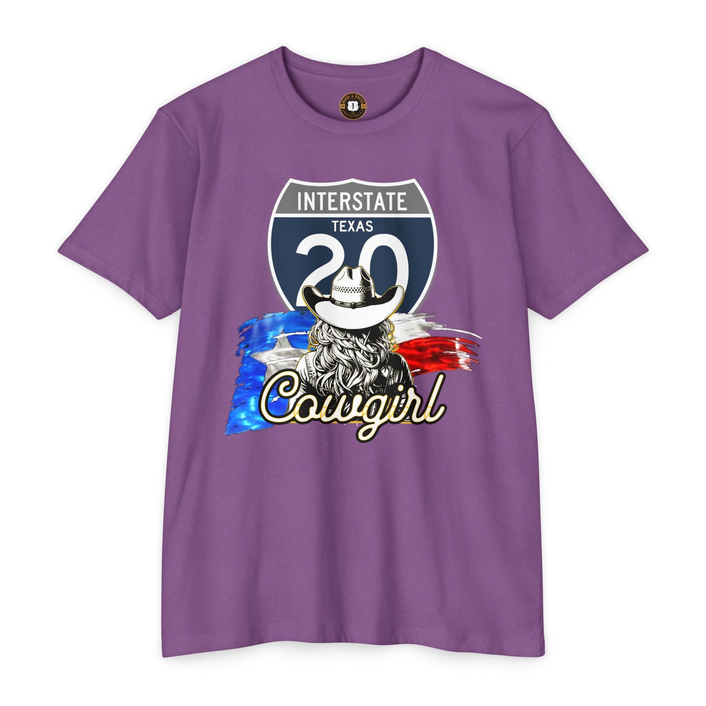 Interstate 20 Cowgirl Road Trip T-shirt
