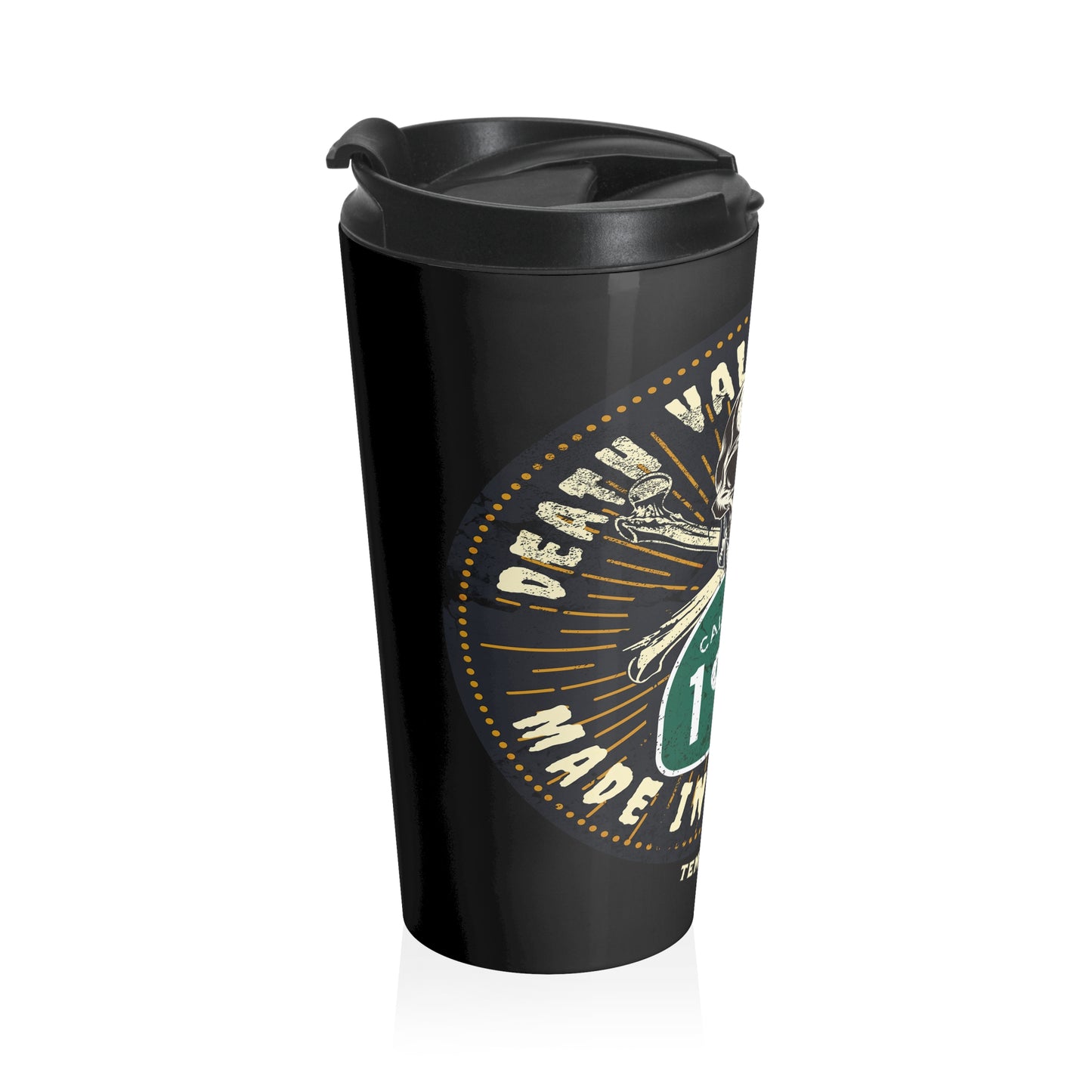 Death Valley CA, RT. 190 Stainless Steel Travel Mug