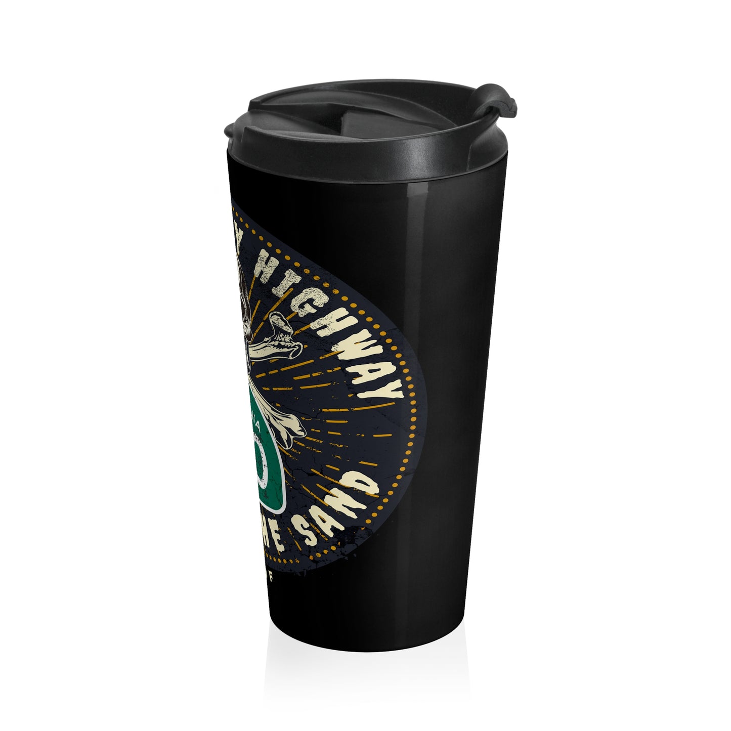 Death Valley CA, RT. 190 Stainless Steel Travel Mug