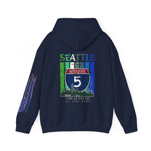 I-5 , SEATTLE, WA,  Unisex Heavy Blend™ Hooded Sweatshirt