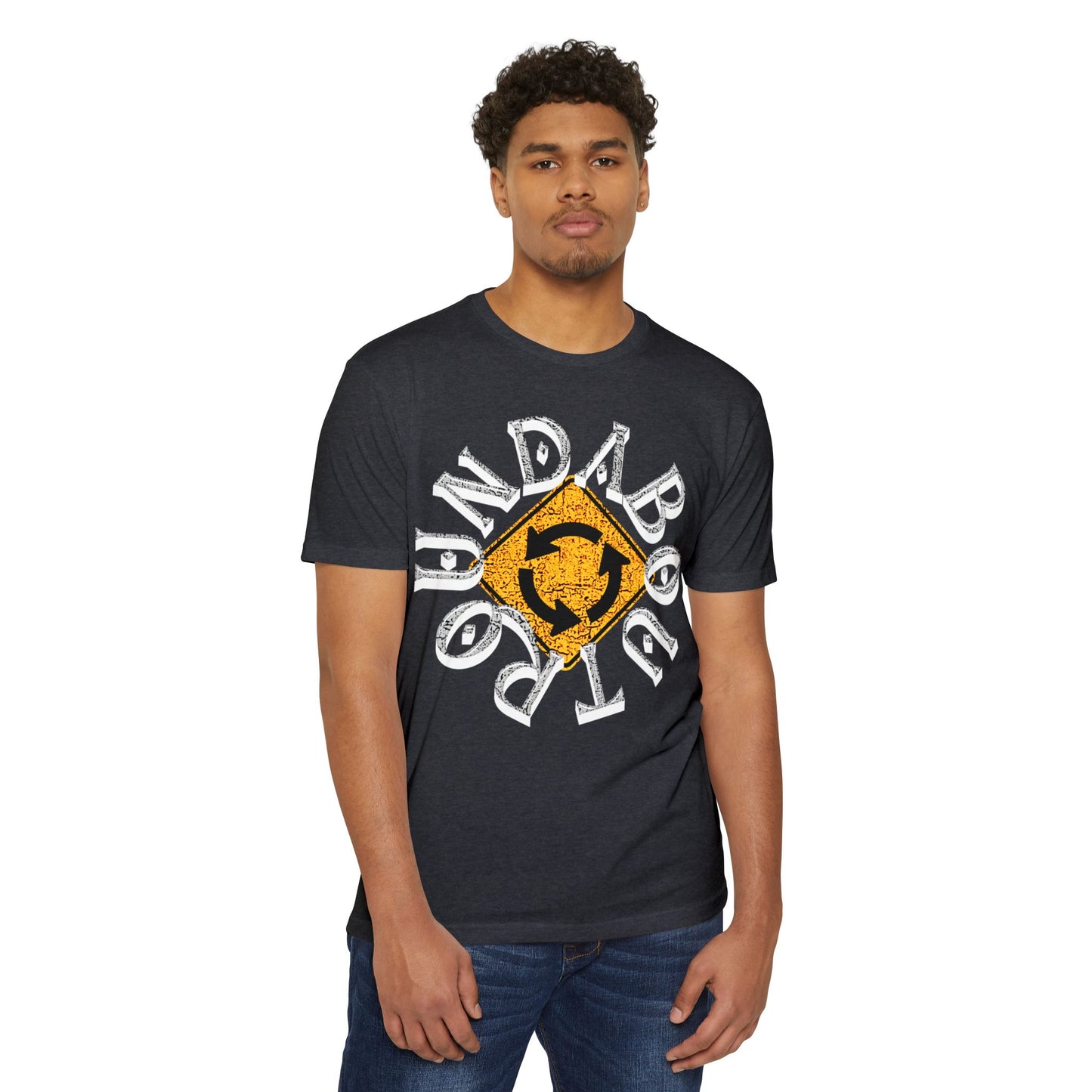 Funny Roundabout Sign T-shirt