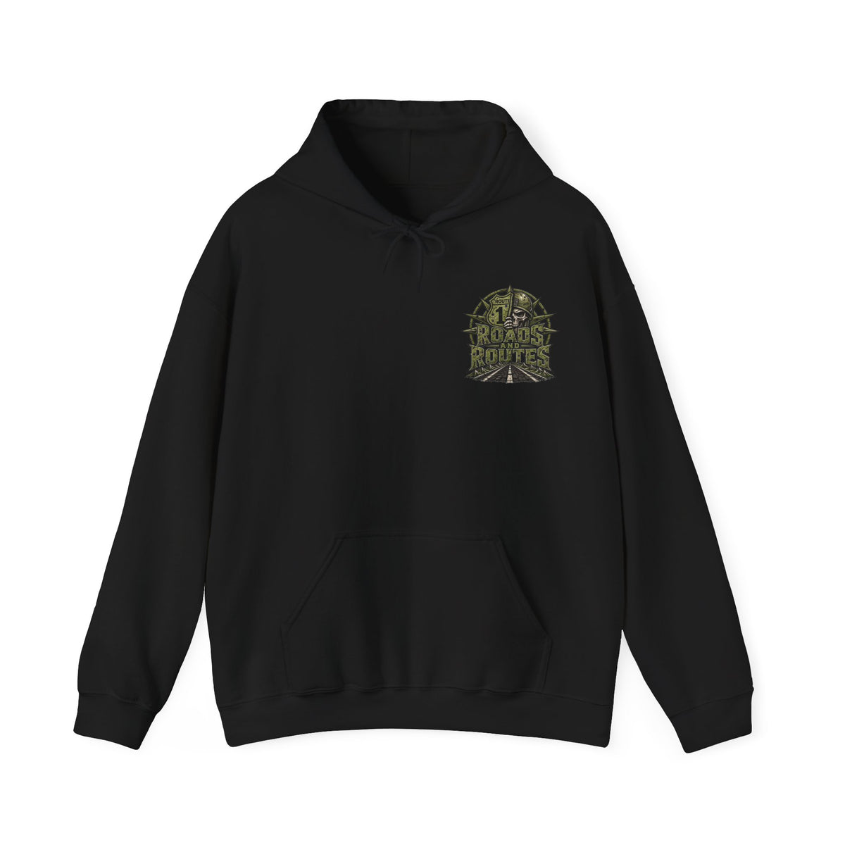 Interstate 185 Columbus, Georgia Military Route Hooded Sweatshirt