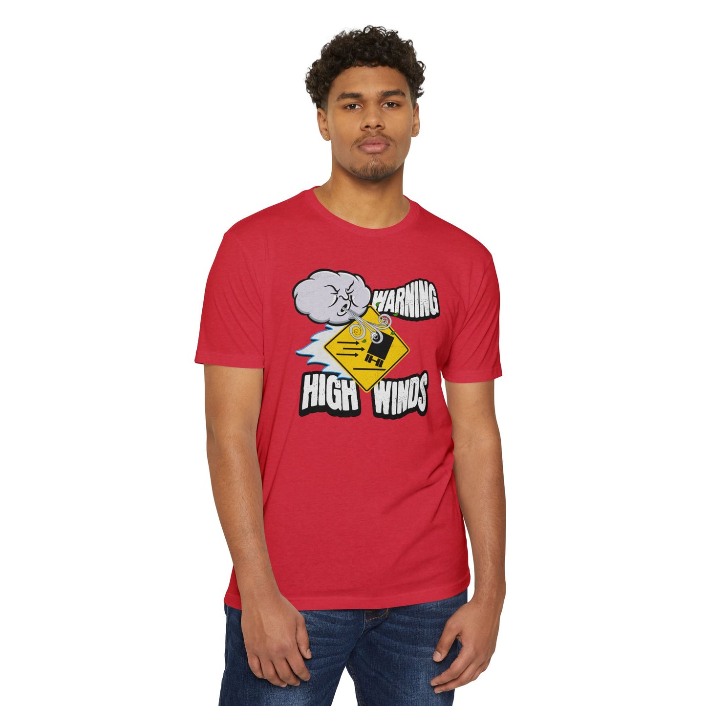 Funny Warning High Winds T-shirt