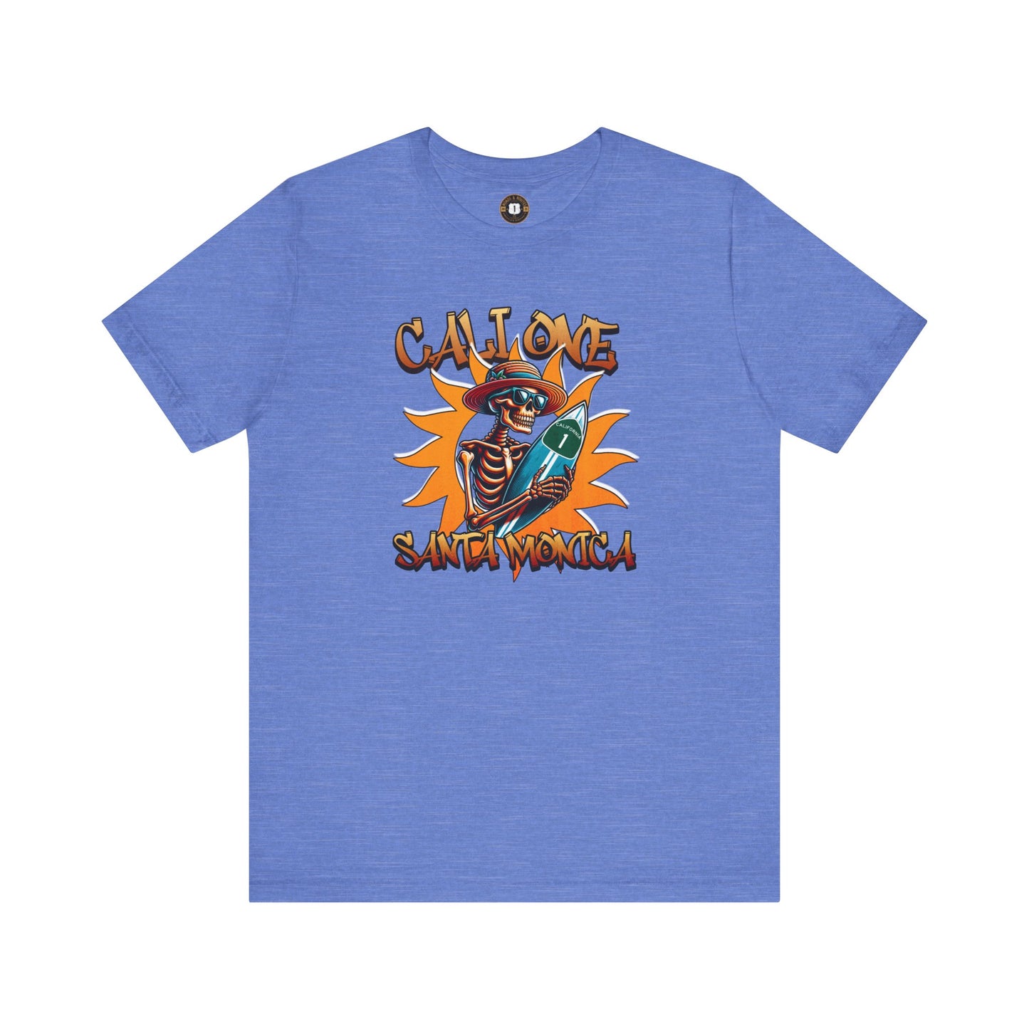 SANTA MONICA, CAL 1, Unisex Jersey Short Sleeve Tee