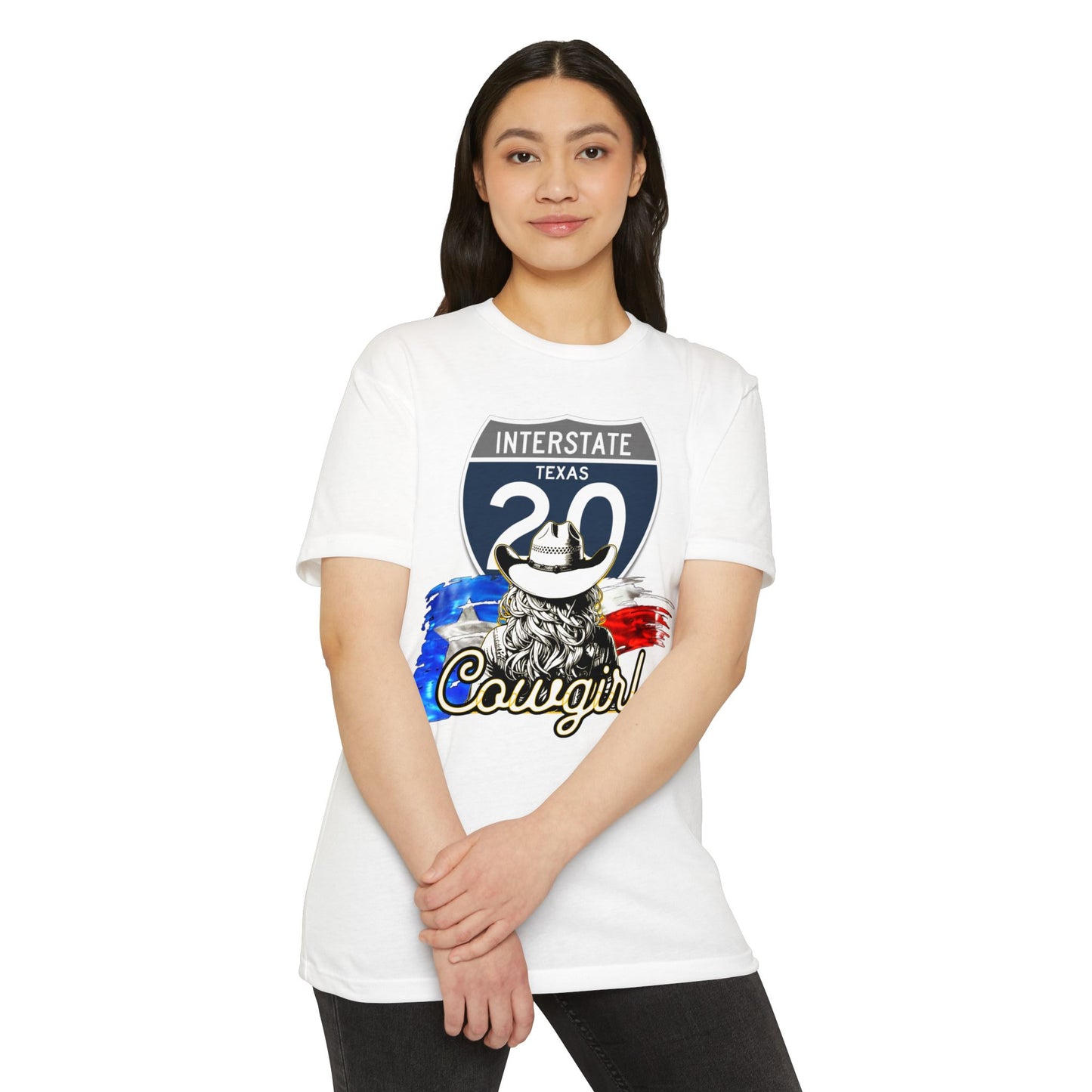 Interstate 20 Cowgirl Road Trip T-shirt