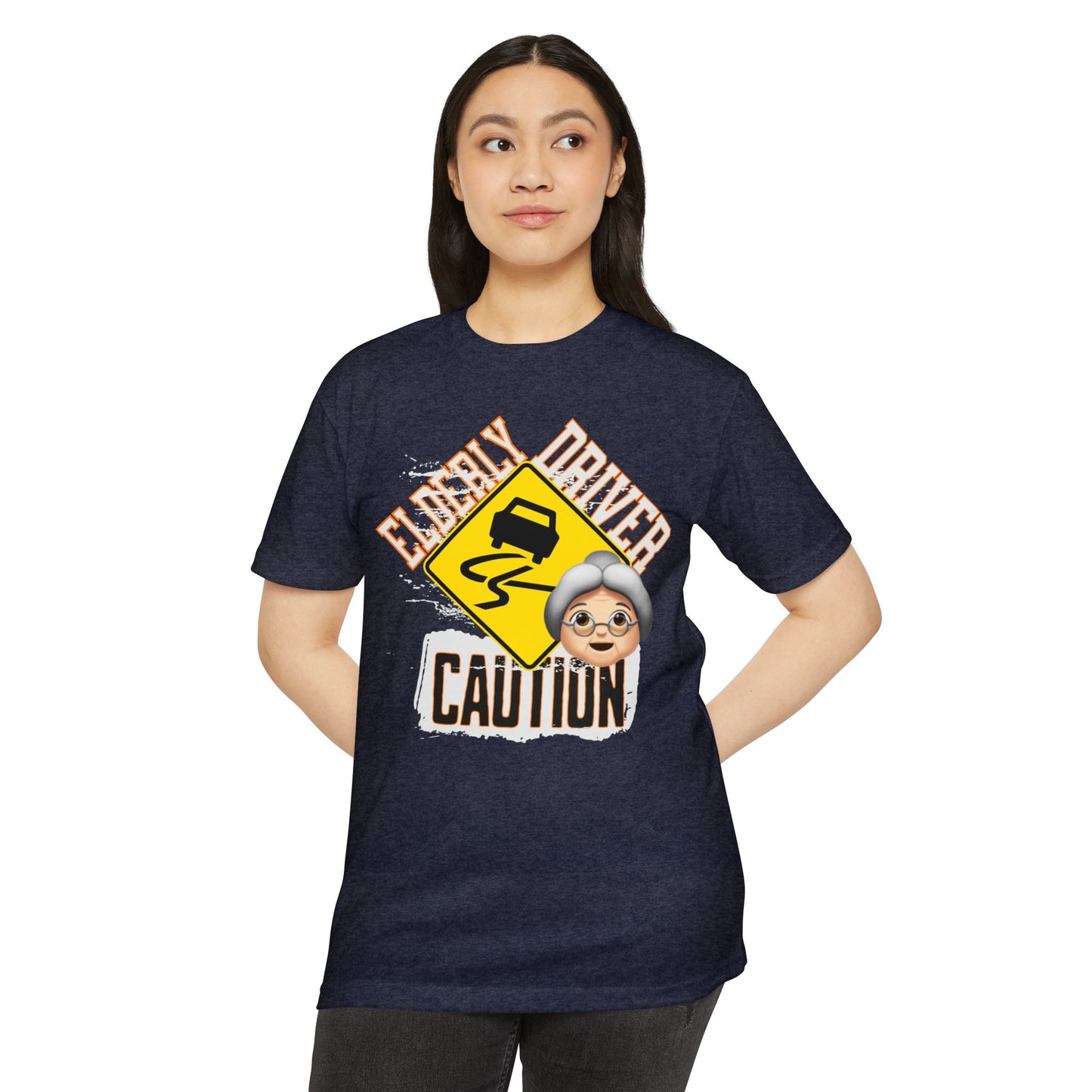 Funny Caution Elderly Driver T-shirt