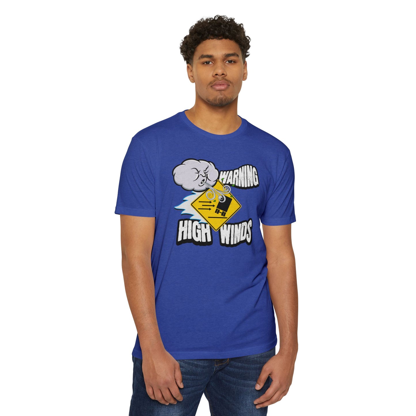 Funny Warning High Winds T-shirt