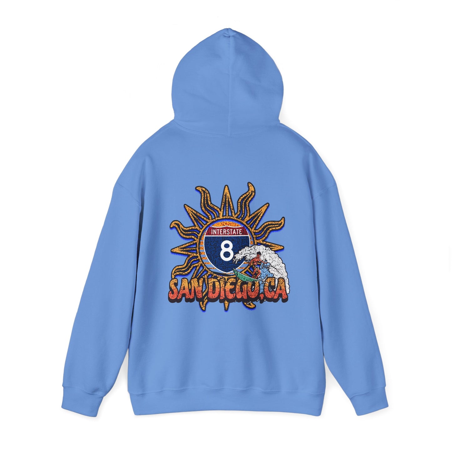 I-8, SAN DIEGO ,CA, Hooded Sweatshirt