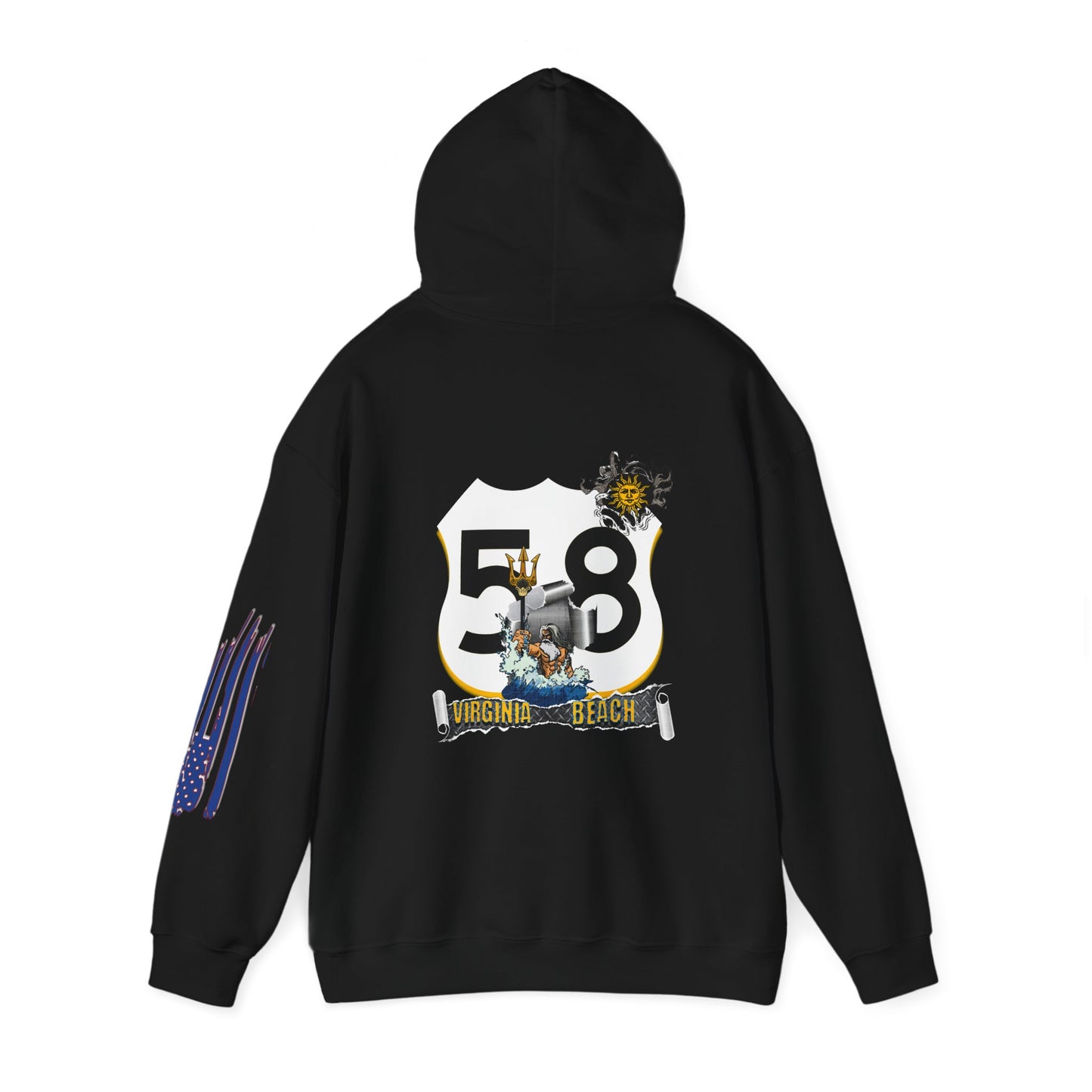 RT 58, VIRGINIA BEACH, VA, Unisex Heavy Blend™ Hooded Sweatshirt