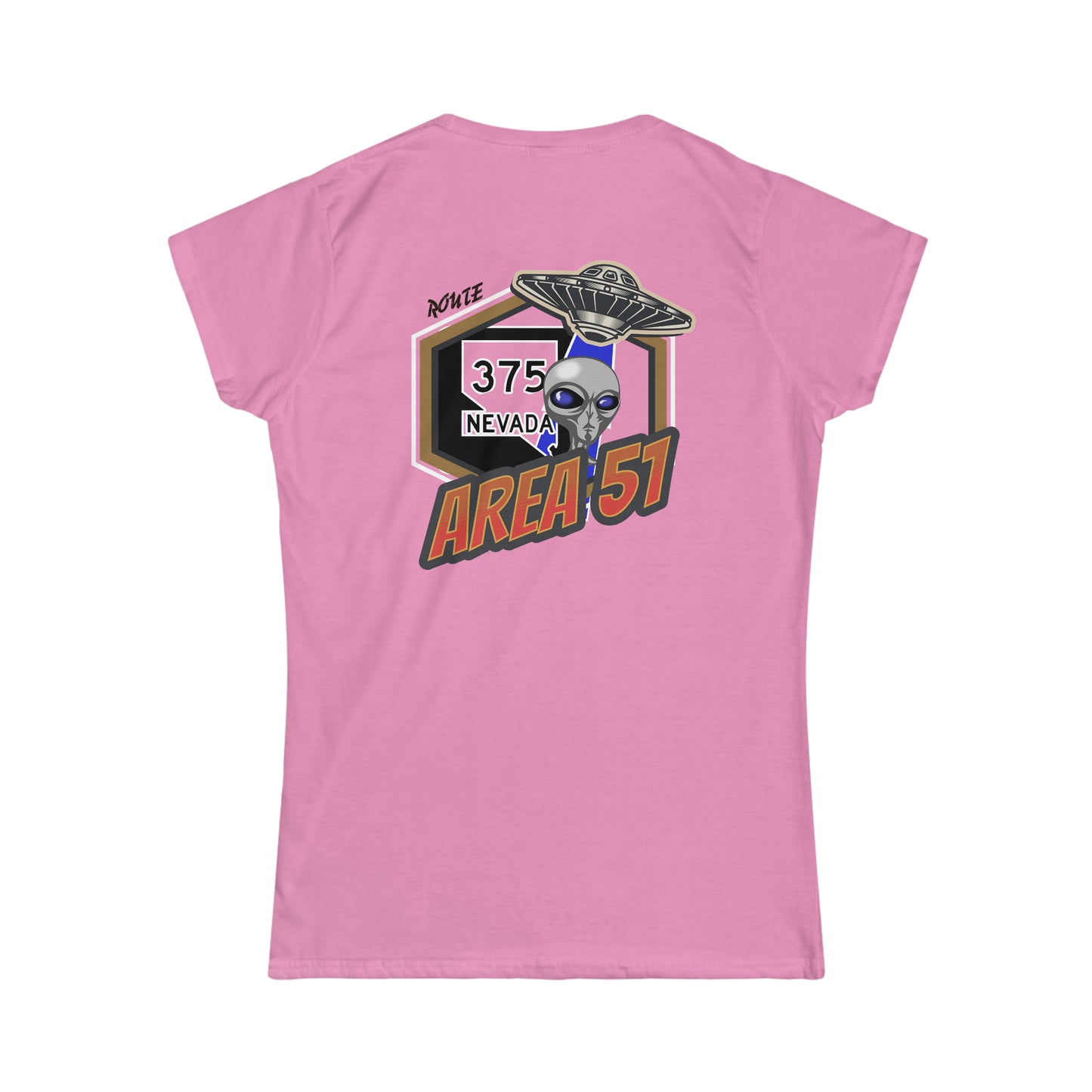 RT 375 Nevada, Area 51, Women's Softstyle Tee
