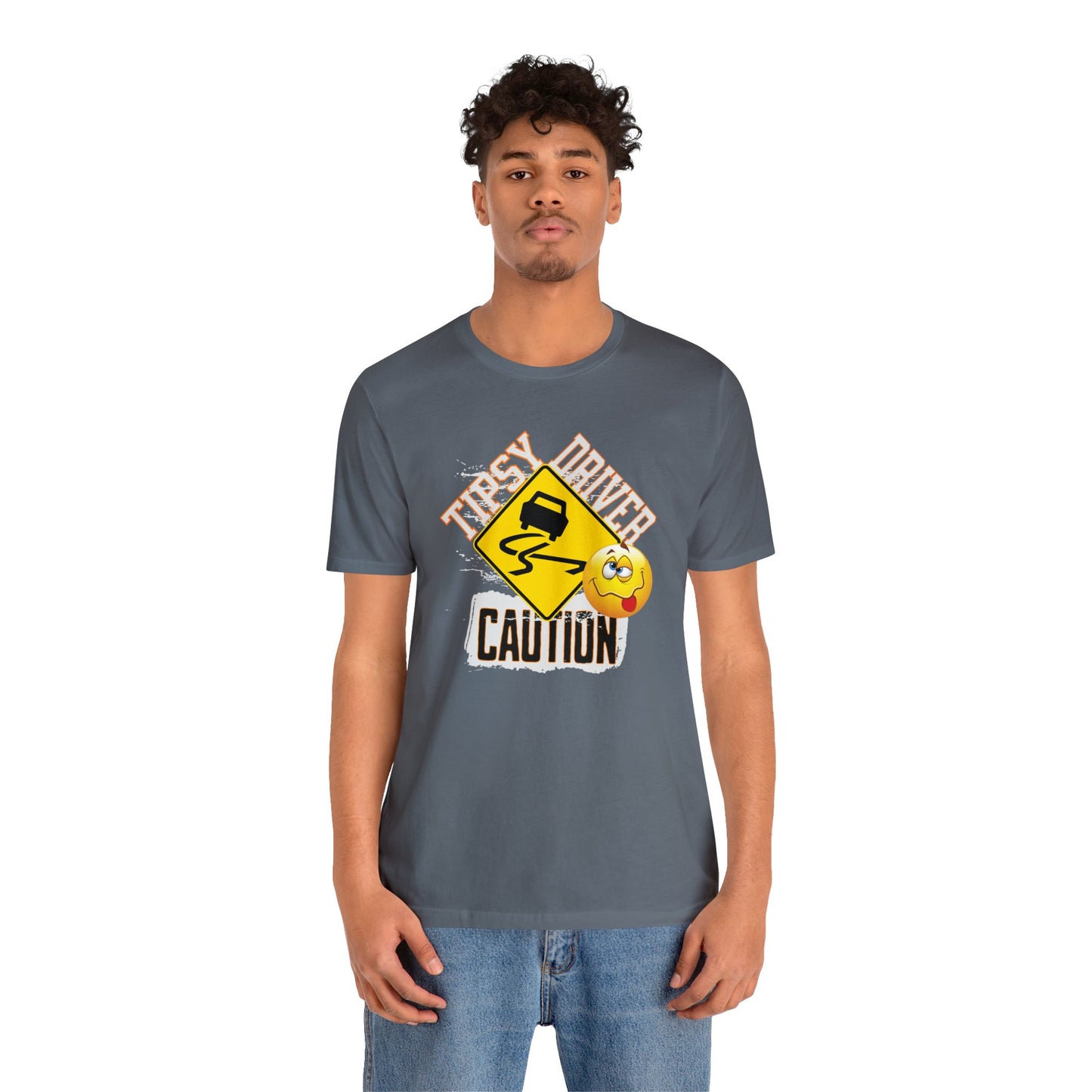 caution tipsy driver, Unisex Jersey Short Sleeve Tee