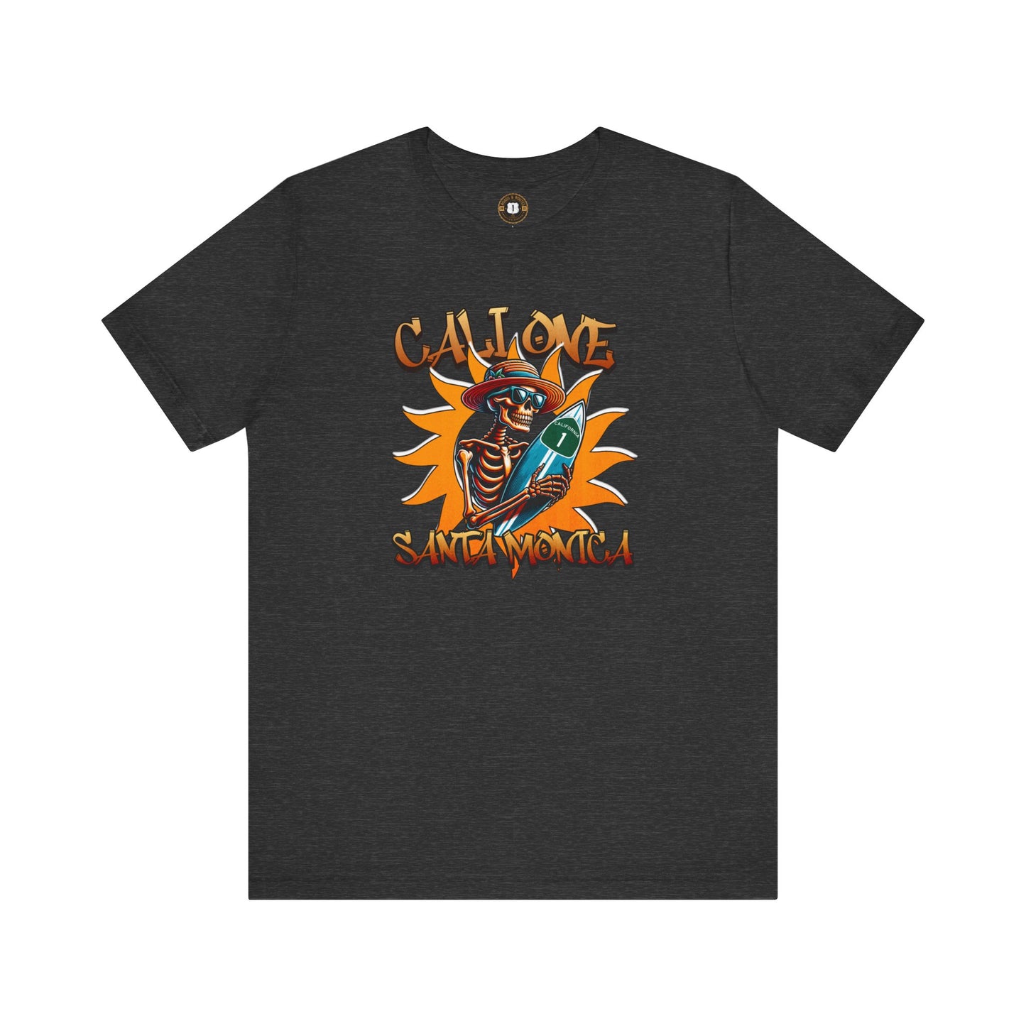 SANTA MONICA, CAL 1, Unisex Jersey Short Sleeve Tee