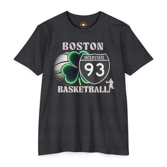 Boston Basketball Interstate 93 - Roads and Routes Apparel