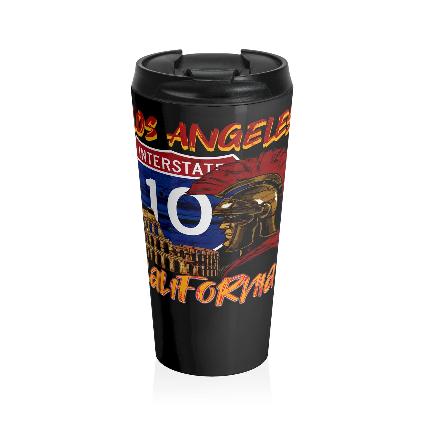 i-10 Los Angeles , Stainless Steel Travel Mug