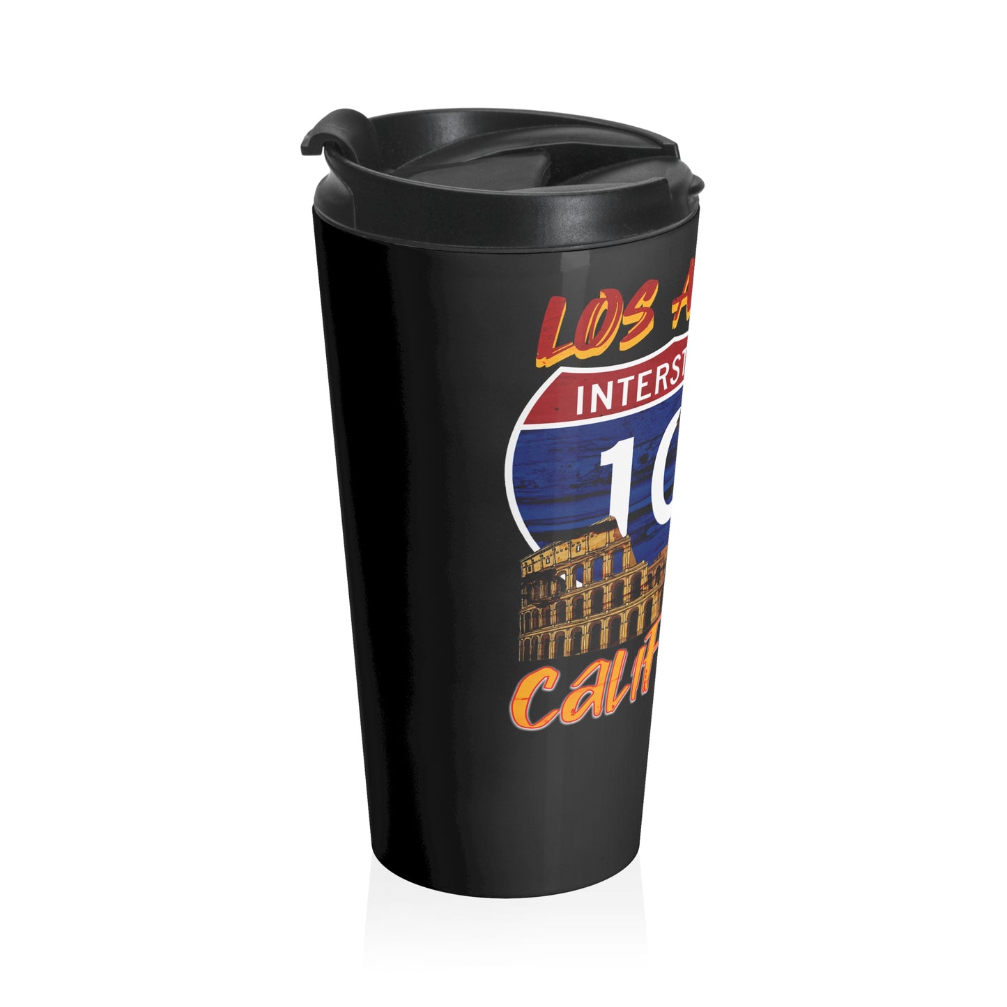 i-10 Los Angeles , Stainless Steel Travel Mug