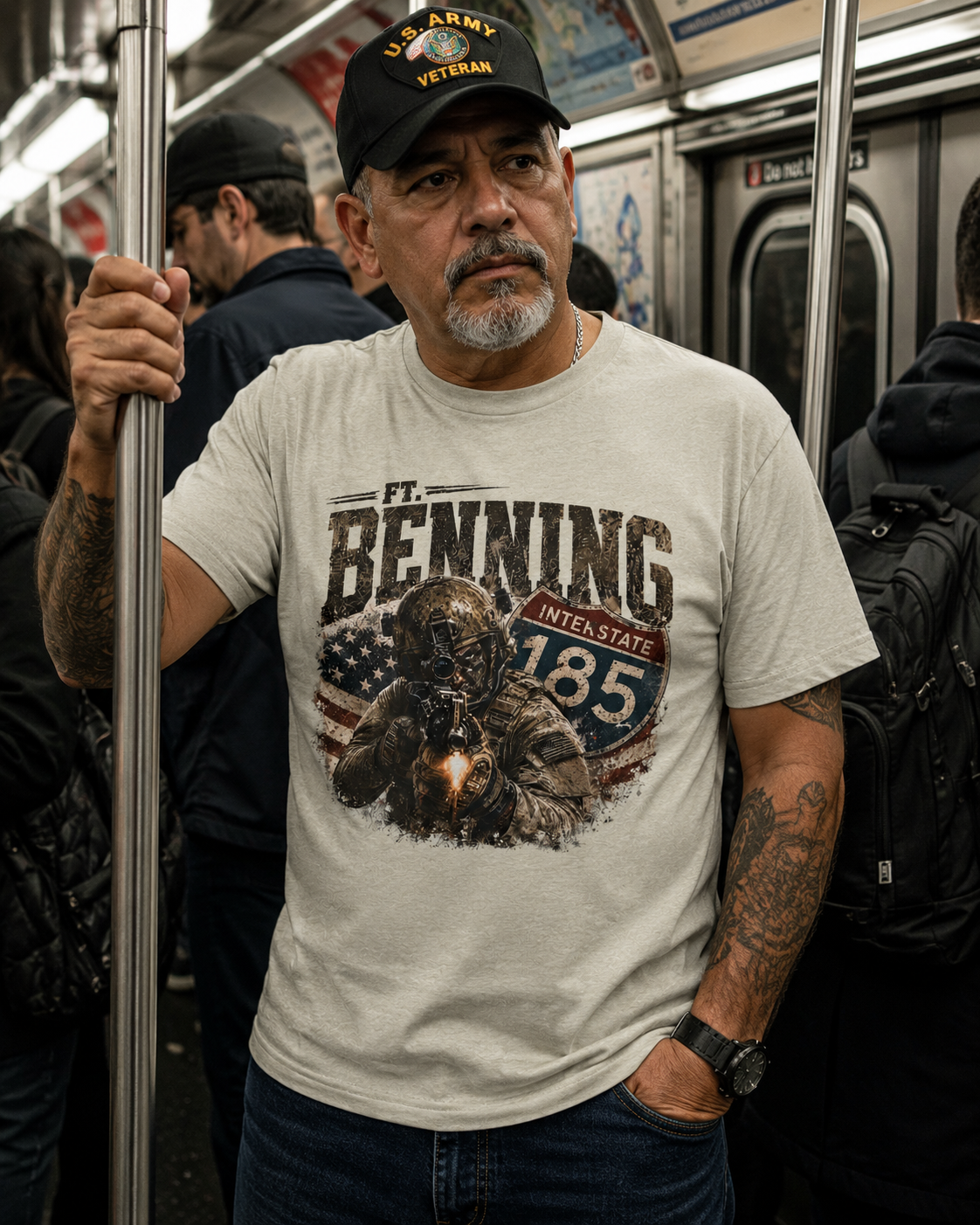Ft. Benning  Infantry Tee Interstate 185